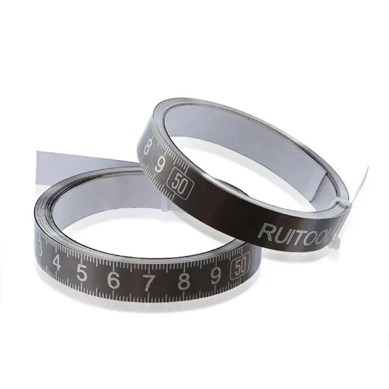 R9UF Metric Sticky Ruler Ruler With Ruler Scale Sticker Flat Tape Measure