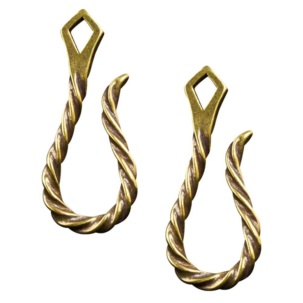 2 Pcs Small Brass Keychain Waist Hanging Keyring Pendants Decorative Accessories Creative Rings Stylish Jewelry Craft
2 Pcs Small Brass Keychain Waist Hanging Keyring Pendants Decorative Accessories Creative Rings Stylish Jewelry Craft