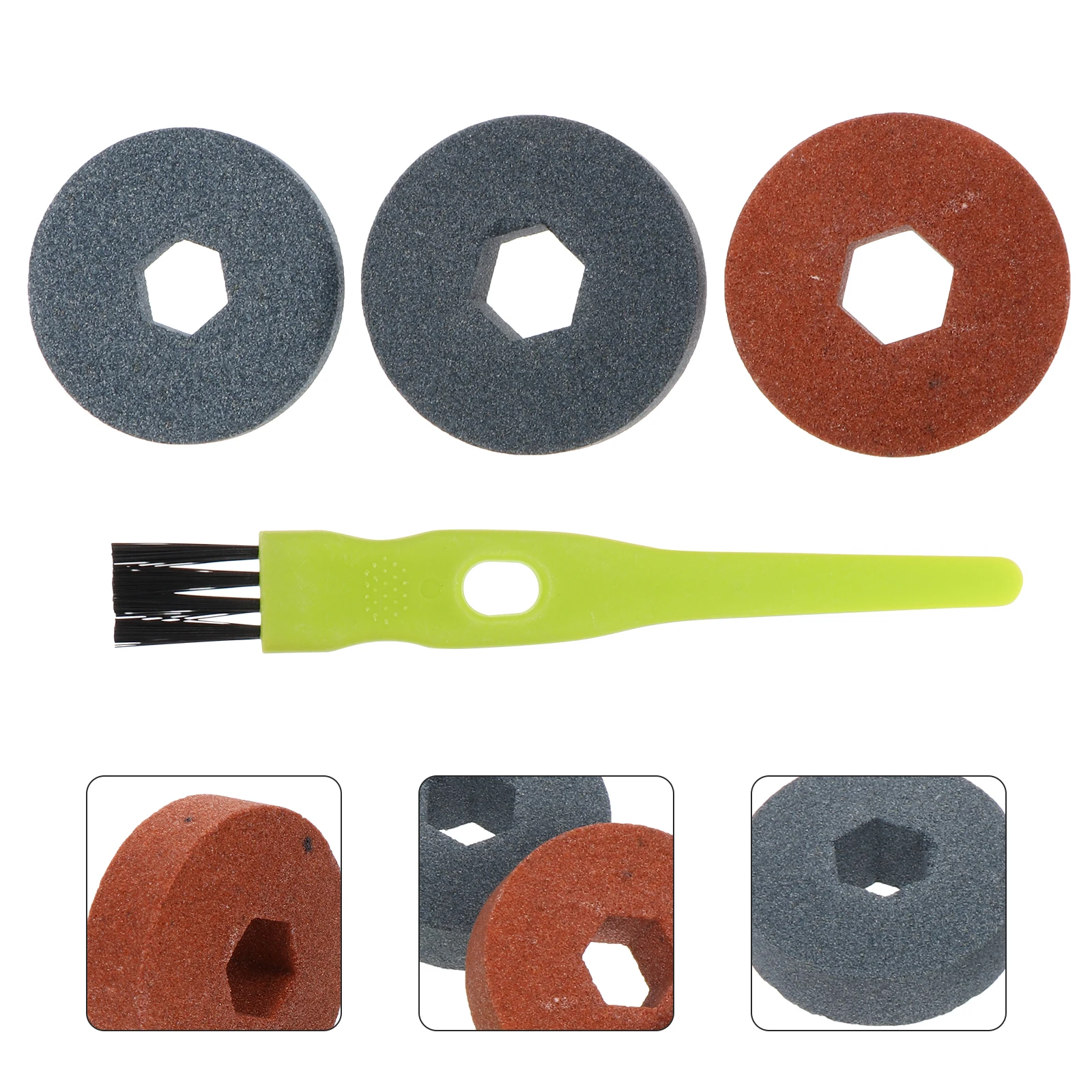 4Pcs Grinding Sharpener Polishing Wheels Polishing Knives Tool Plastic Kit Parts Sharpener Accessories Easy to Use
4Pcs Grinding Sharpener Polishing Wheels Polishing Knives Tool Plastic Kit Parts Sharpener Accessories Easy to Use