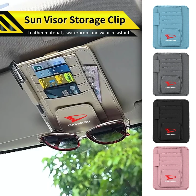 Car Visor Sunglasses Holder Card Bag Glasses Storage Clip Accessories For DAIHATSU Sirion Feroza Trevis Taft Terios 2 Cuore Stor
Car Visor Sunglasses Holder Card Bag Glasses Storage Clip Accessories For DAIHATSU Sirion Feroza Trevis Taft Terios 2 Cuore Stor