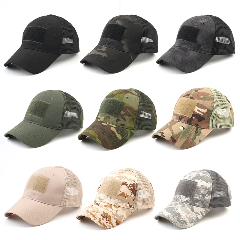 Military Tactical Baseball Cap Camouflage Adjustable, Combat Paintball Airsoft Hat for Men & Women, Outdoor Sun Hat
Military Tactical Baseball Cap Camouflage Adjustable, Combat Paintball Airsoft Hat for Men & Women, Outdoor Sun Hat