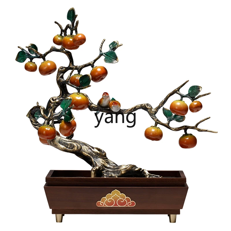 Lmm all-copper all the best persimmon ornament new Chinese living room entrance entrance
Lmm all-copper all the best persimmon ornament new Chinese living room entrance entrance