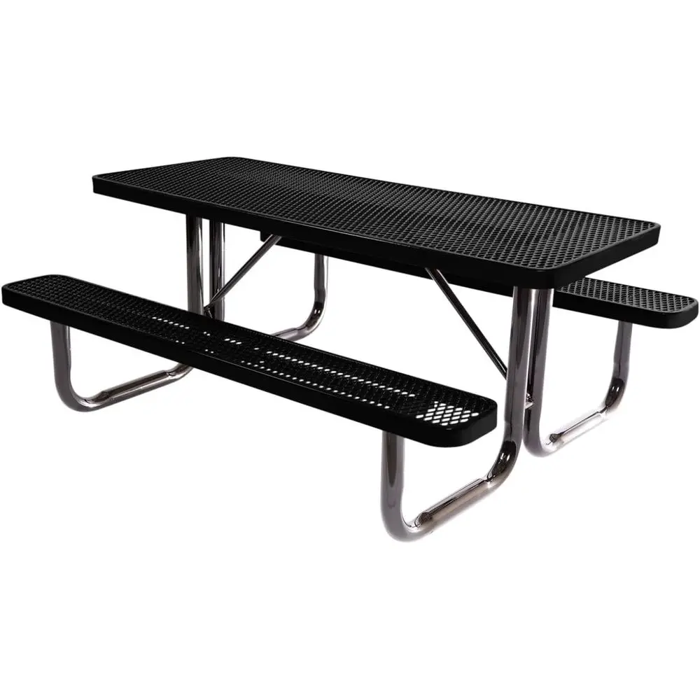 Sturdy Portable Outdoor Picnic Table, Durable Coated Metal, Commercial Patio Furniture, Made in USA (6ft Rectangular, Textured B
Sturdy Portable Outdoor Picnic Table, Durable Coated Metal, Commercial Patio Furniture, Made in USA (6ft Rectangular, Textured B