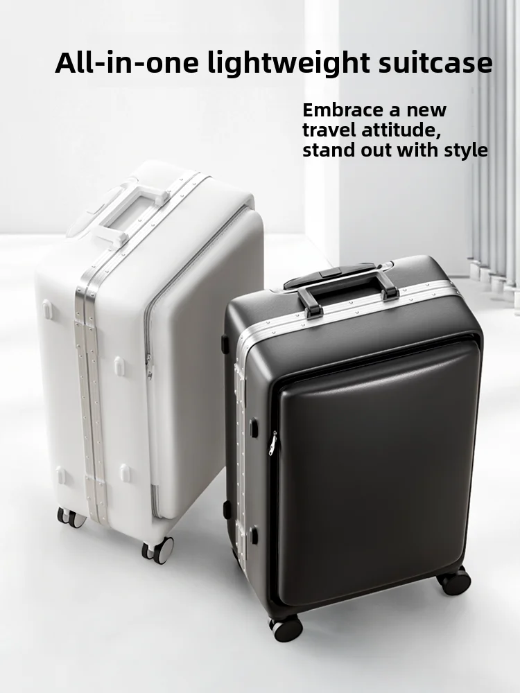 2025 Новый чемодан для ручной клади с алюминиевой рамой, дорожная сумка для мужчин и женщин, большая вместимость 26 дюймов с логотипом Busin OL Sle 
2025 Новый чемодан для ручной клади с алюминиевой рамой, дорожная сумка для мужчин и женщин, большая вместимость 26 дюймов с логотипом Busin OL Sle