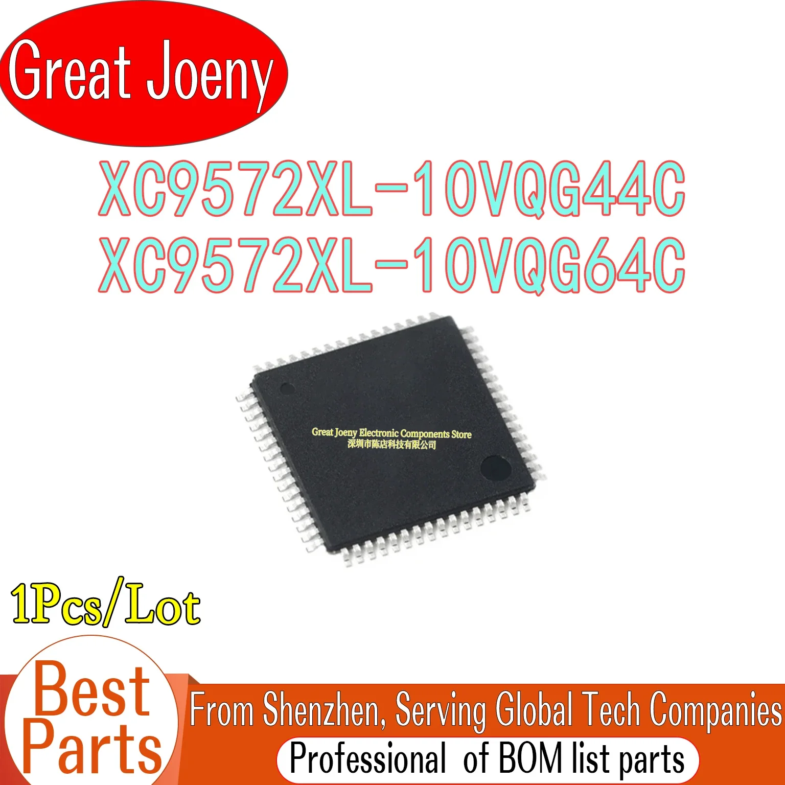(1piece)100% New XC9572XL-10VQG44C XC9572XL-10VQG64C XC9572XL 10VQG44C 10VQG64C XC9572XL VQ44 VQ64 QFP Chipset Bulk Best Price
(1piece)100% New XC9572XL-10VQG44C XC9572XL-10VQG64C XC9572XL 10VQG44C 10VQG64C XC9572XL VQ44 VQ64 QFP Chipset Bulk Best Price