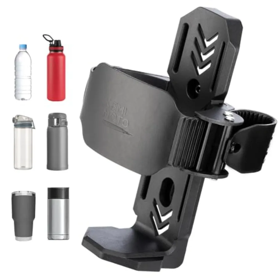 Bike Cup Holder, Up to 28 OZ Capacity Water Bottle Holder for Bicycle, Sturdy Screw Mount Drink Holder, Universal Fit for Bottl
Bike Cup Holder, Up to 28 OZ Capacity Water Bottle Holder for Bicycle, Sturdy Screw Mount Drink Holder, Universal Fit for Bottl
