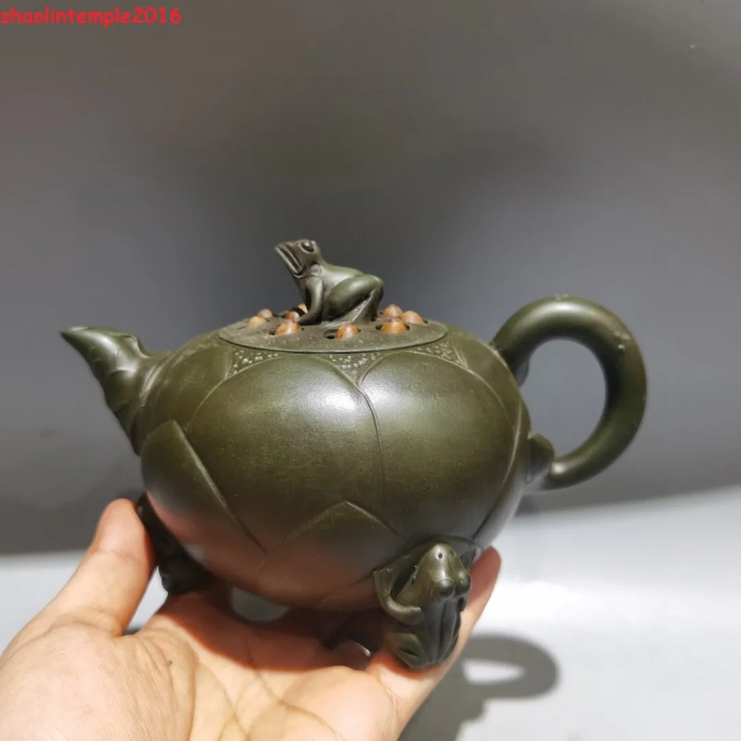 6.8''Old Chinese Yixing Zisha Exquisite purple clay teapot Marke
6.8''Old Chinese Yixing Zisha Exquisite purple clay teapot Marke