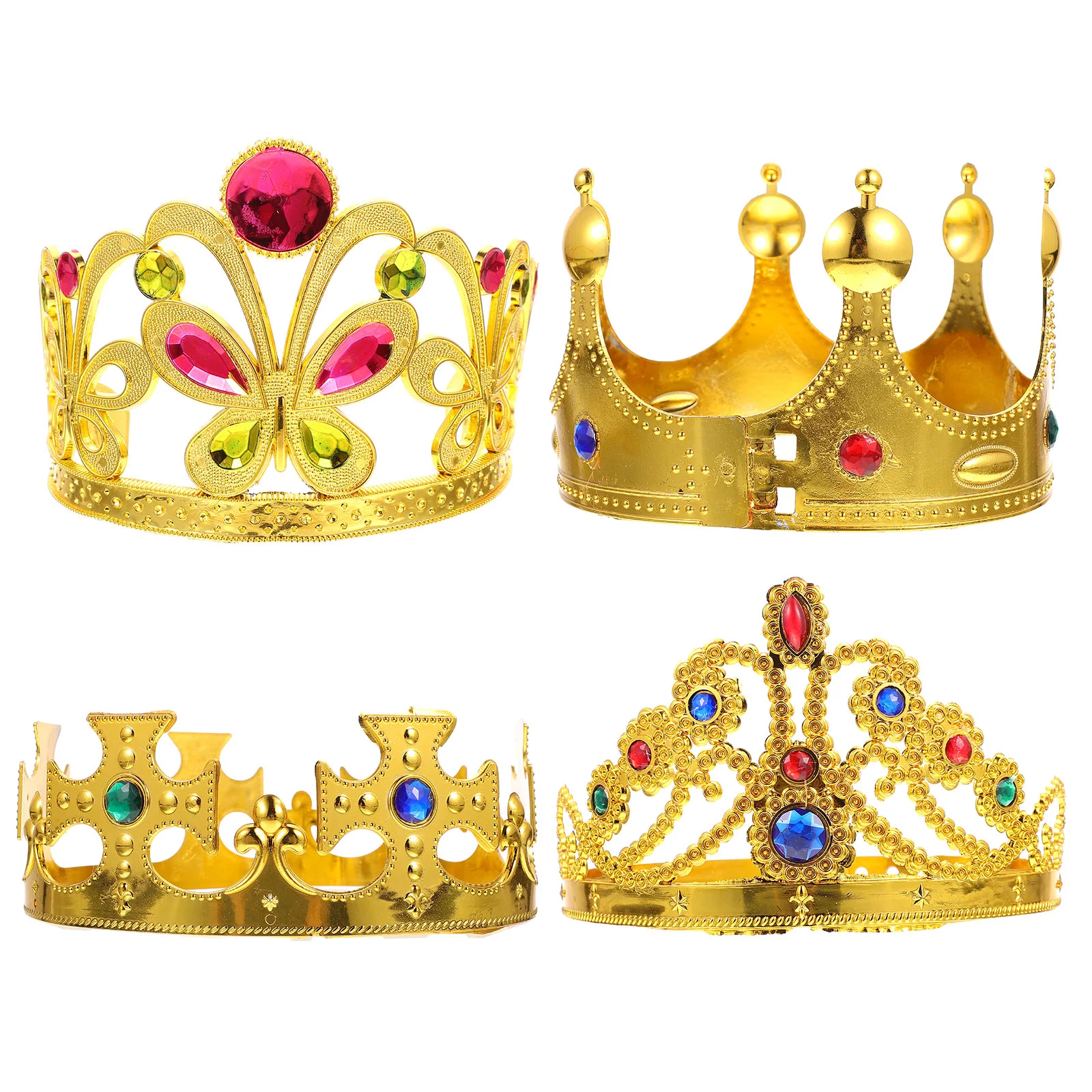 Emperor Crown Headband Plastic Party Rhinestone Kids Birthday Children Retro Decor
Emperor Crown Headband Plastic Party Rhinestone Kids Birthday Children Retro Decor