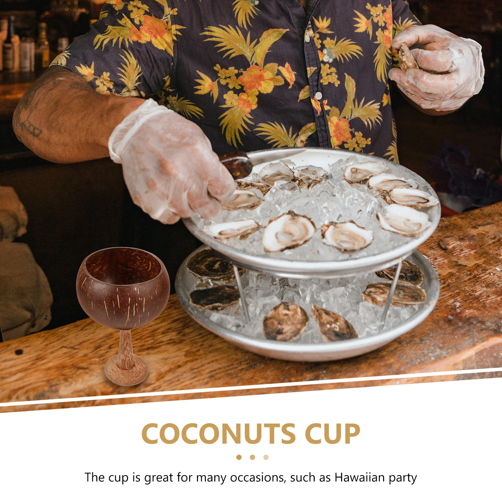 Coconut Shell Cup Coconuts Cocktail Goblet Tropical Decor Cups Party Hawaiian Mugs Drinkware Glassware Wooden Stand Eco
Coconut Shell Cup Coconuts Cocktail Goblet Tropical Decor Cups Party Hawaiian Mugs Drinkware Glassware Wooden Stand Eco