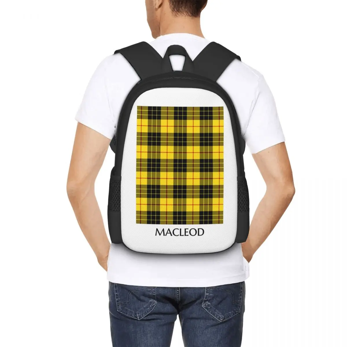 Clan MacLeod Tartan Student Backpack School Bag Hiking Travel Daypack for Boys Girls Fashion Bookbag Shoulder Bags
Clan MacLeod Tartan Student Backpack School Bag Hiking Travel Daypack for Boys Girls Fashion Bookbag Shoulder Bags