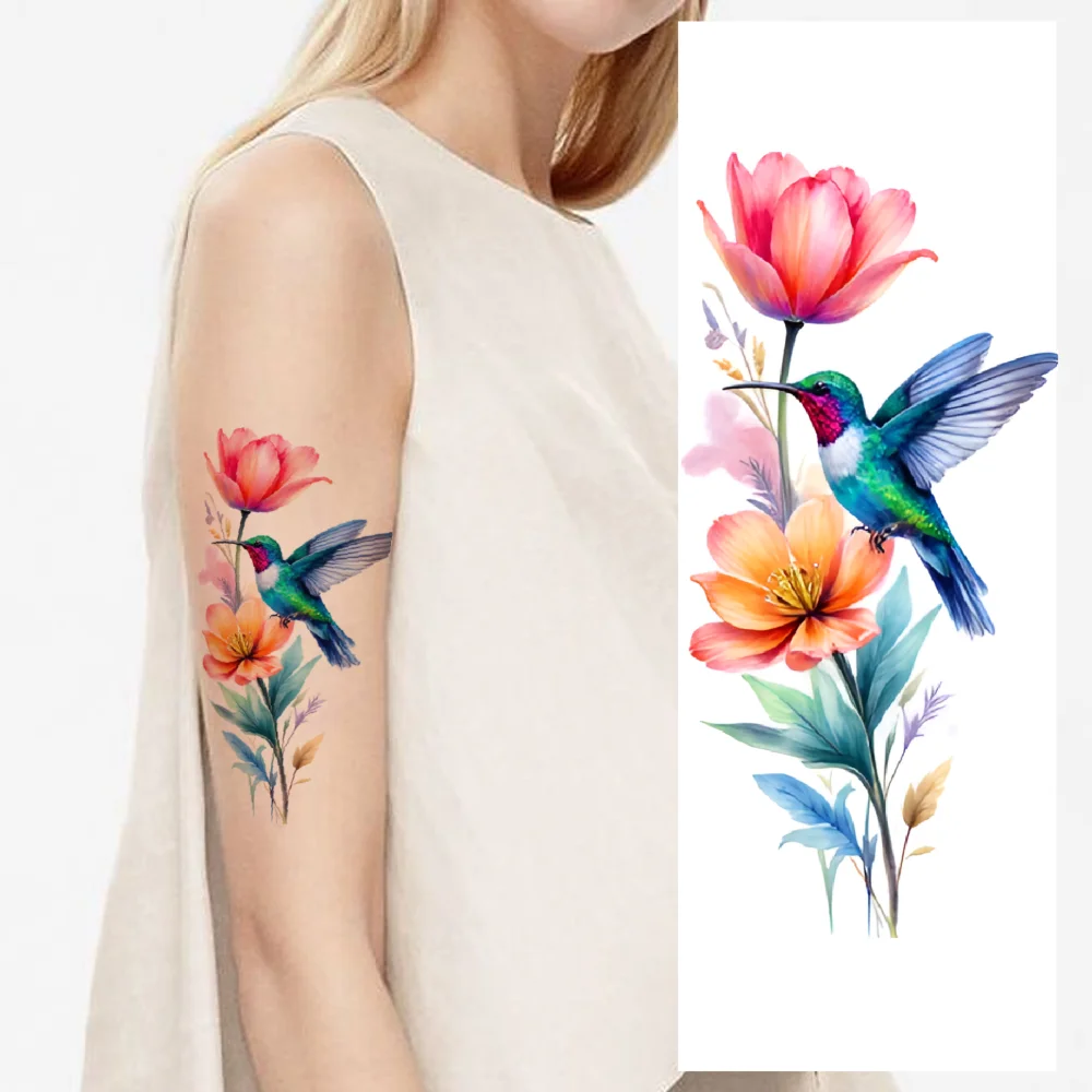 12pcs Temporary Tattoo Hummingbird Tattoos Temporary Tattoo Stickers Floral Tattoos Butterfly Tattoos For Arms Shoulders Back
12pcs Temporary Tattoo Hummingbird Tattoos Temporary Tattoo Stickers Floral Tattoos Butterfly Tattoos For Arms Shoulders Back