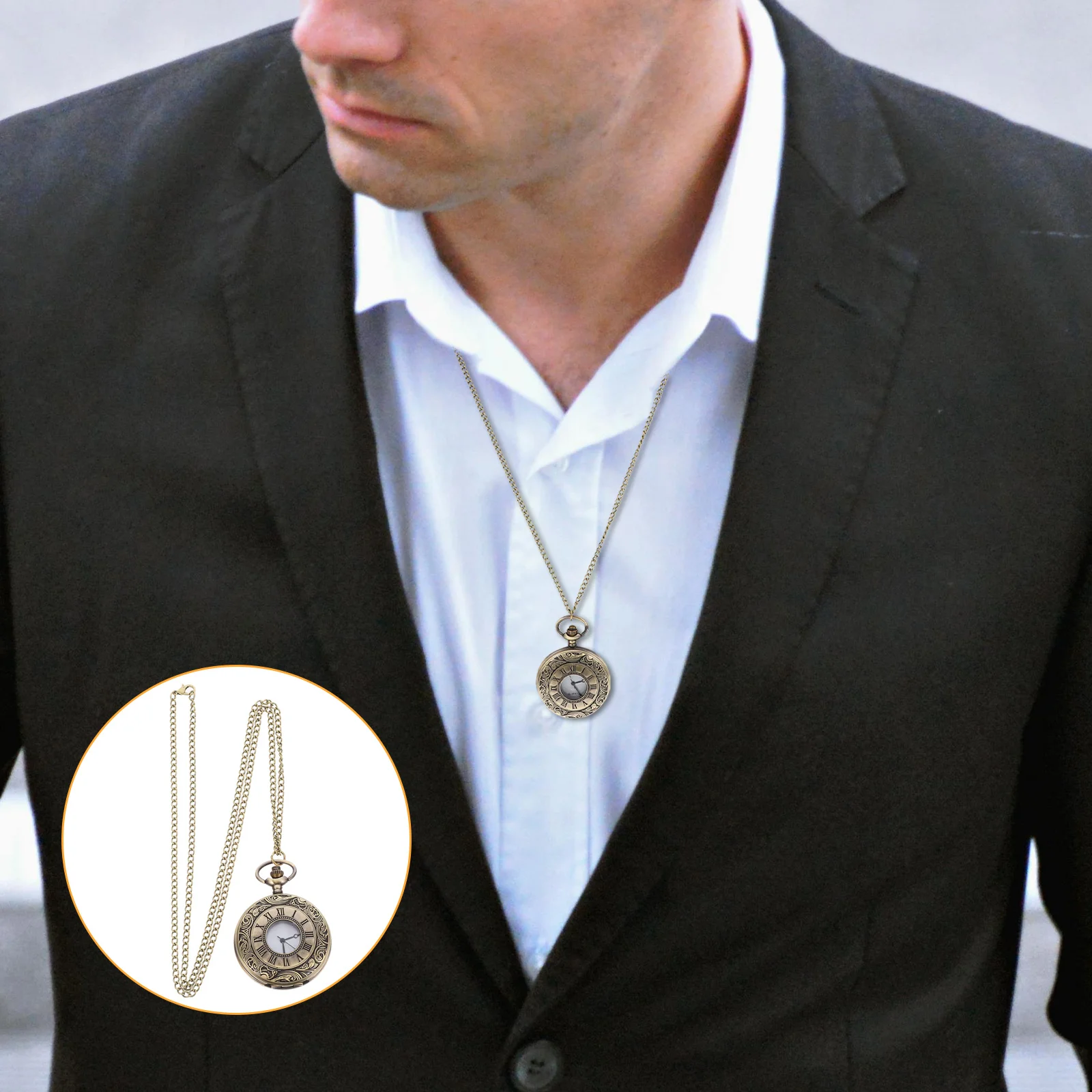 Vintage Pocket Watch Metal Retro Style Decorative Timepiece for Men Women Portable Mechanical Watch Gift Pocket Watches
Vintage Pocket Watch Metal Retro Style Decorative Timepiece for Men Women Portable Mechanical Watch Gift Pocket Watches