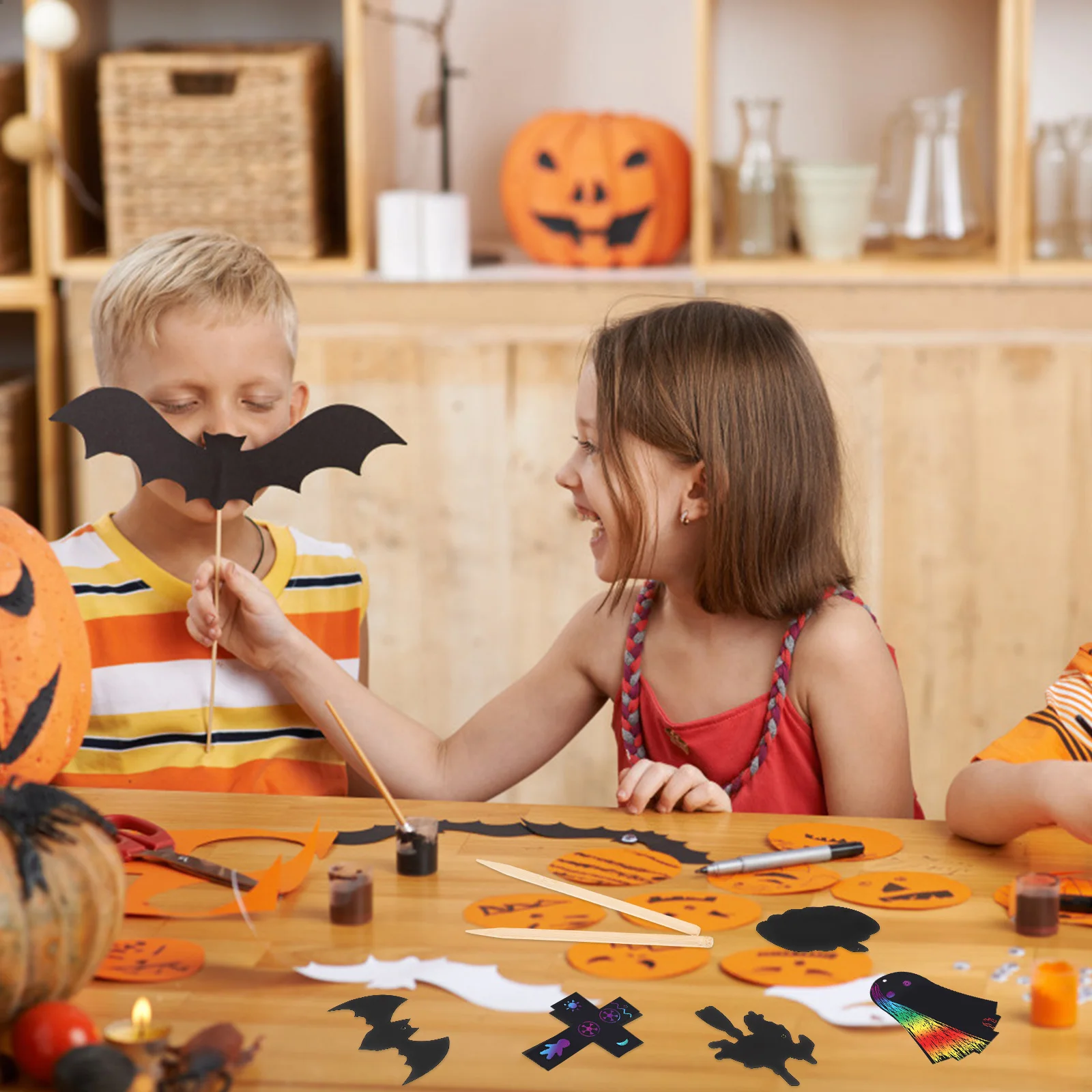 Colorful Scratch Painting Children Toys Craft Paper Halloween Supplies Kids Art Projects Fun Gifts Drawing Toys
Colorful Scratch Painting Children Toys Craft Paper Halloween Supplies Kids Art Projects Fun Gifts Drawing Toys