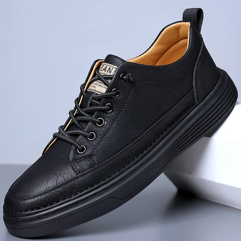 Genuine Leather Shoes for Men Platform Slip on Casual Sneakers for Men 2024 New Comfort Flat Shoes Spring Men's Loafers Shoes
Genuine Leather Shoes for Men Platform Slip on Casual Sneakers for Men 2024 New Comfort Flat Shoes Spring Men's Loafers Shoes