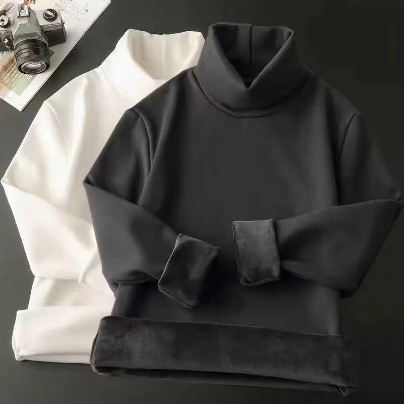 Men's Half Turtleneck Pullover T-Shirt Winter Basic Thick Solid Color Long Sleeve Slim Fit T Shirts Tops Male Clothing
Men's Half Turtleneck Pullover T-Shirt Winter Basic Thick Solid Color Long Sleeve Slim Fit T Shirts Tops Male Clothing