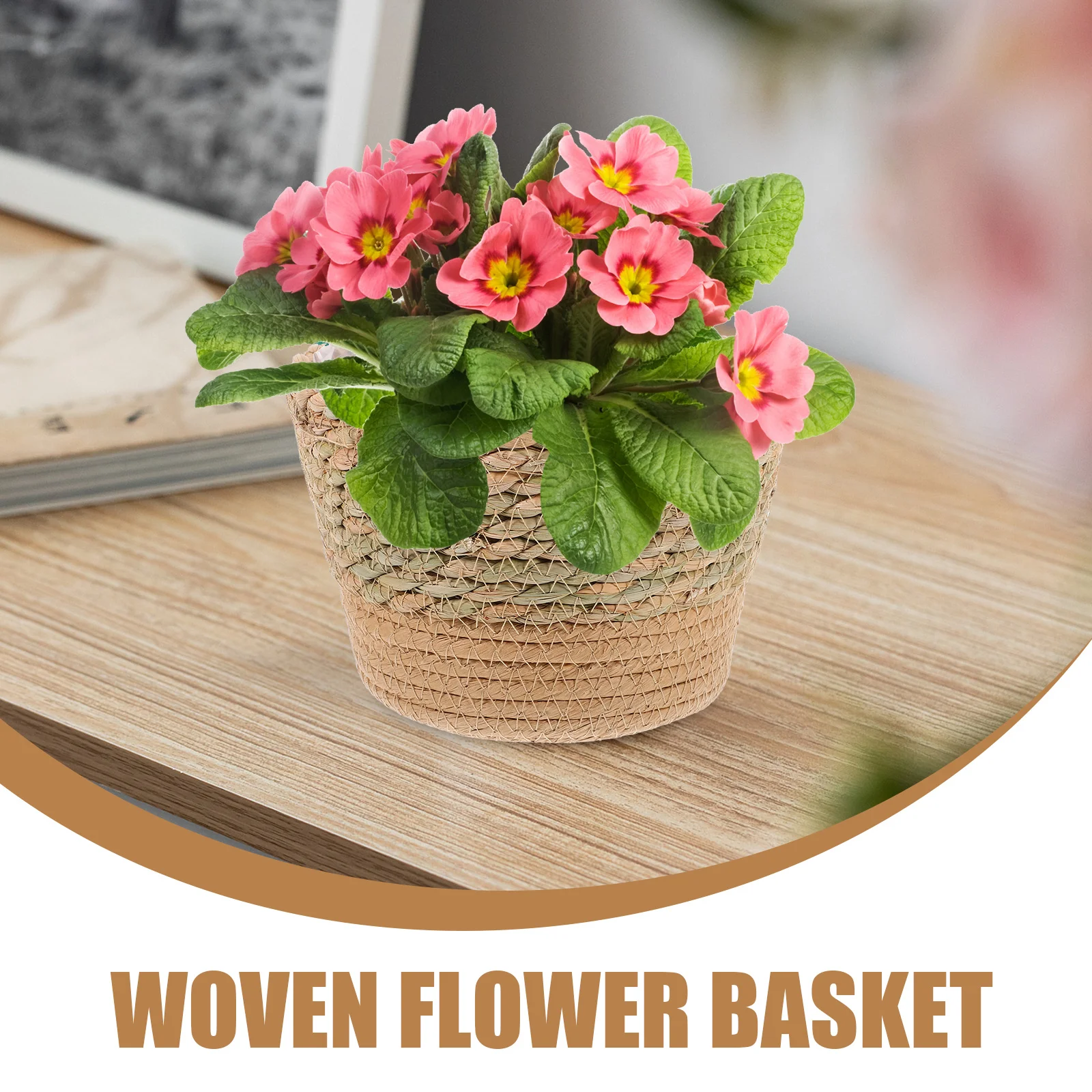 Farmhouse Woven Planter Basket Handmade Straw Flower Container for Living Room Bedroom Decor Rustic Plant Basket Indoor Use
Farmhouse Woven Planter Basket Handmade Straw Flower Container for Living Room Bedroom Decor Rustic Plant Basket Indoor Use