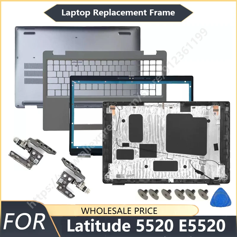 NEW For Dell Latitude 5520 E5520 Laptop LCD Back Cover Front Palmrest Bottom Case replacement parts Shell Hinge
NEW For Dell Latitude 5520 E5520 Laptop LCD Back Cover Front Palmrest Bottom Case replacement parts Shell Hinge