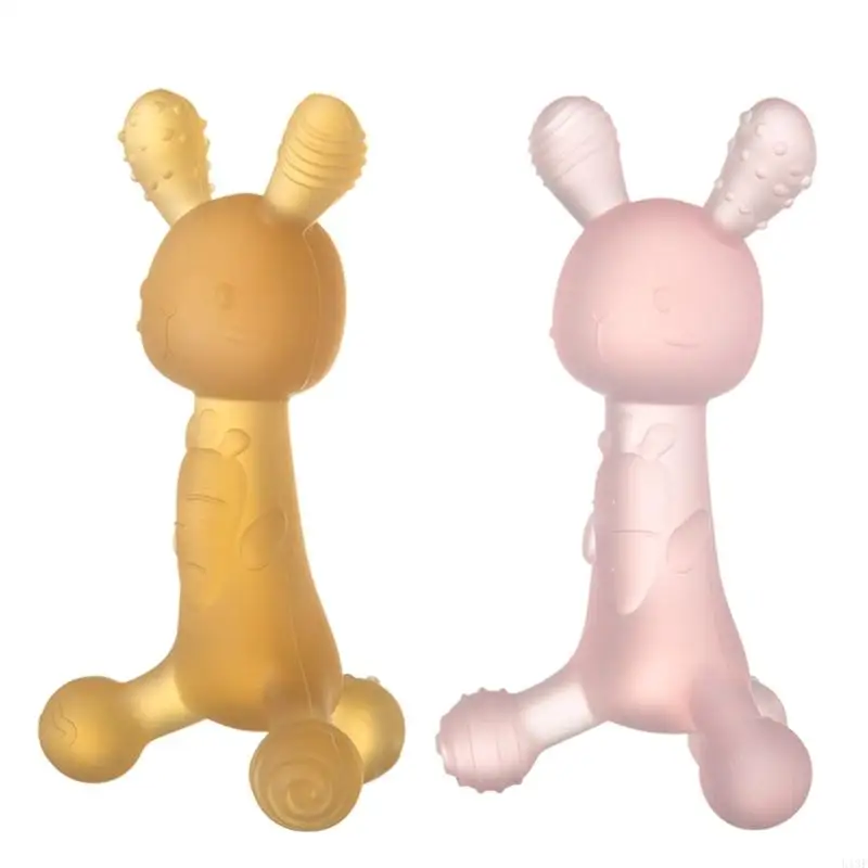 652F Cartoon Rabbit Baby Teething Toy Infant Soft Silicone Soother Chewable Toy Safe & Effective Tooth Uncomfort Relief Tool
652F Cartoon Rabbit Baby Teething Toy Infant Soft Silicone Soother Chewable Toy Safe & Effective Tooth Uncomfort Relief Tool