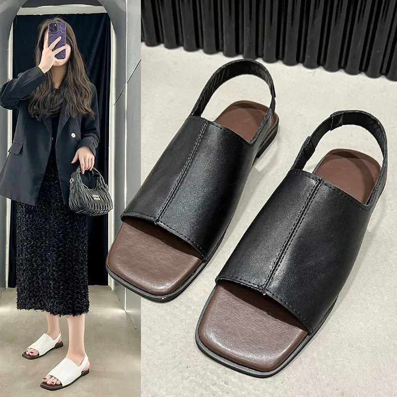 Female Sandal 2025 New Summer Sale Of Women's Comfortable Shoes Open Toe Girls New Peep Flat Comfort Sandals Rome
Female Sandal 2025 New Summer Sale Of Women's Comfortable Shoes Open Toe Girls New Peep Flat Comfort Sandals Rome