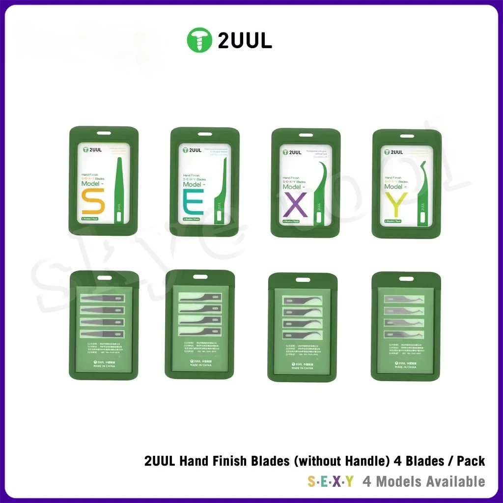 2UUL SD14 SEXY Blades Set IC CPU Hard Drive Pryer Phone Motherboard Chip Glue Removal Scraping Pry Knife Repair Tool 4pcs/1set
2UUL SD14 SEXY Blades Set IC CPU Hard Drive Pryer Phone Motherboard Chip Glue Removal Scraping Pry Knife Repair Tool 4pcs/1set