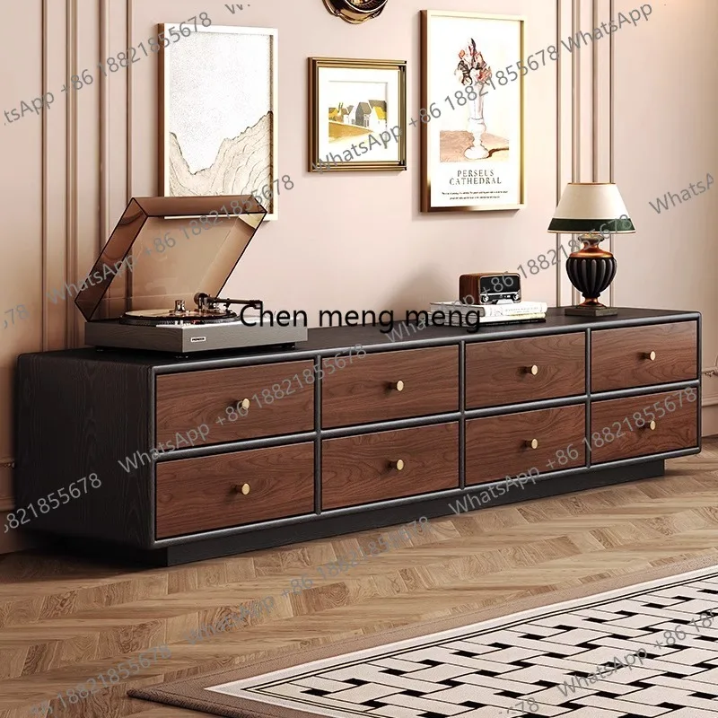 French retro ash wood TV cabinet large storage living room household small apartment high-end coffee table TV cabinet combinatio
French retro ash wood TV cabinet large storage living room household small apartment high-end coffee table TV cabinet combinatio