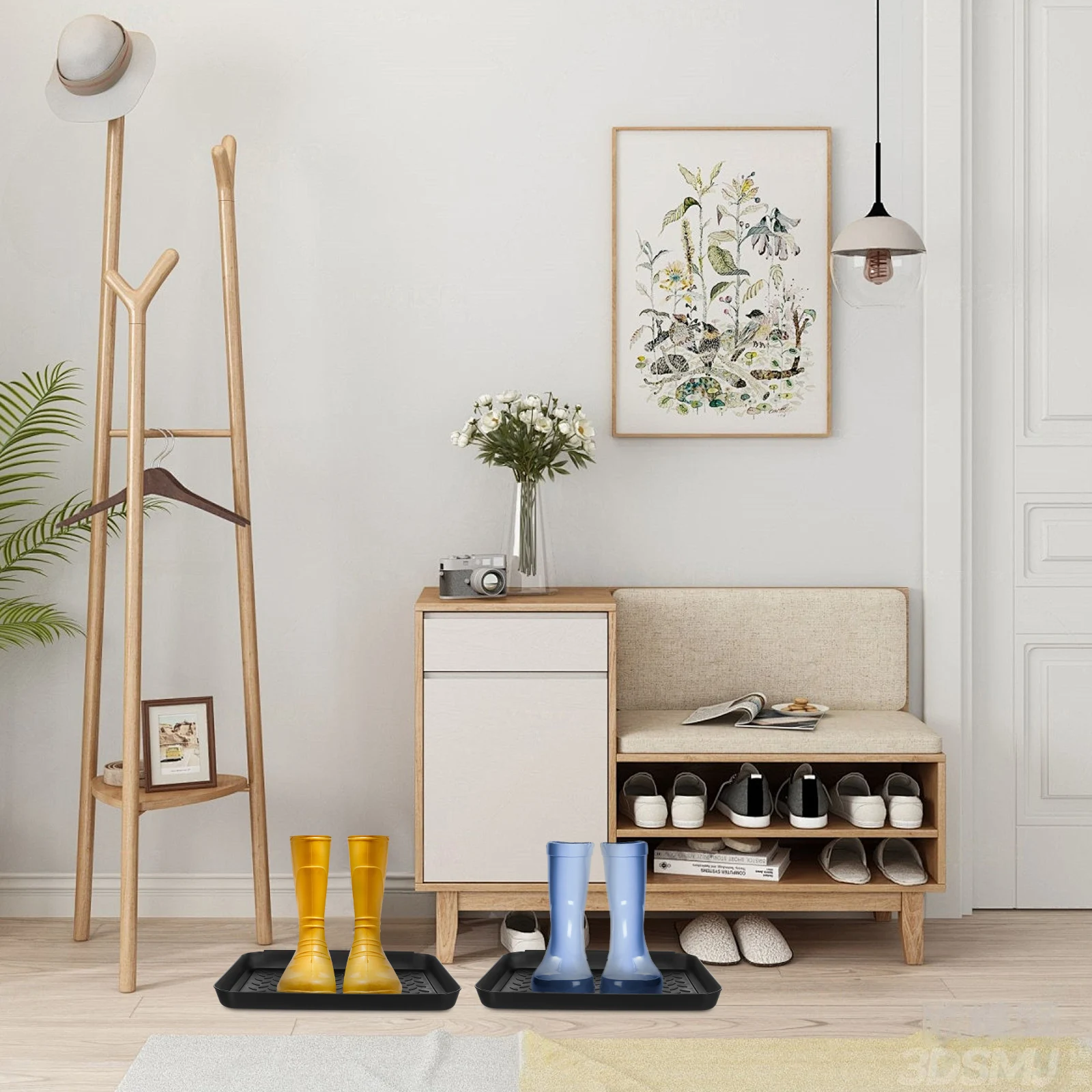 2 pcs Wet Boot Tray Plastic Non-Slip Entryway Shoe Tray Mud Resistant Large Versatile Floor Mat For Indoor Outdoor Farm Garden
2 pcs Wet Boot Tray Plastic Non-Slip Entryway Shoe Tray Mud Resistant Large Versatile Floor Mat For Indoor Outdoor Farm Garden