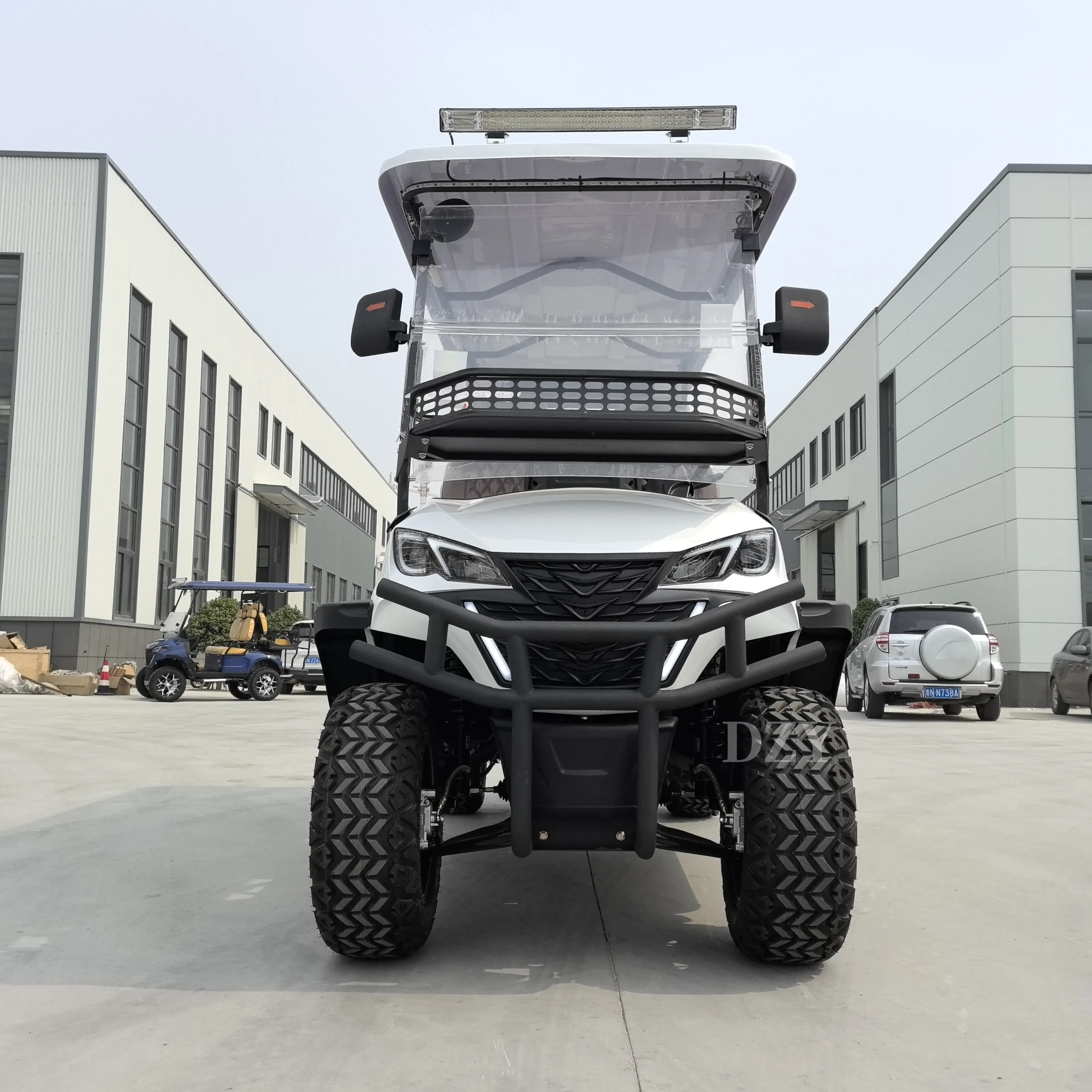 Manufacturer's Electric Golf Cart with Solar Power Generation Off-Road Hunting Vehicle and Club Cart for Farmers
Manufacturer's Electric Golf Cart with Solar Power Generation Off-Road Hunting Vehicle and Club Cart for Farmers