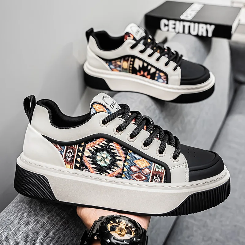 2025 New Men's Fashion Sneakers Youth Trendy Versatile Casual Shoes Thick soled Height Boosting Lightweight Running Shoes
2025 New Men's Fashion Sneakers Youth Trendy Versatile Casual Shoes Thick soled Height Boosting Lightweight Running Shoes