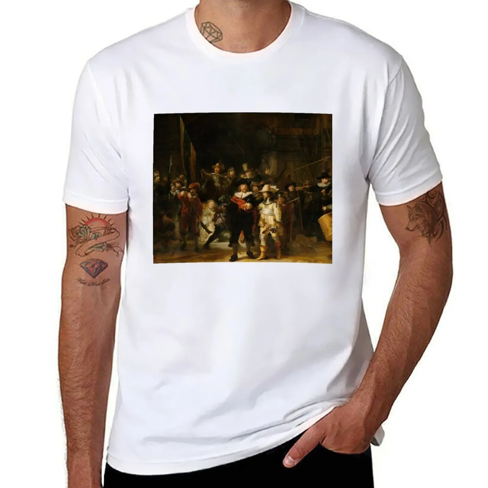 The Night Watch - 'Nachtwacht' by Rembrandt T-Shirt man t shirt luxury t shirts for man pack white funny t shirts cotton T-shirt
The Night Watch - 'Nachtwacht' by Rembrandt T-Shirt man t shirt luxury t shirts for man pack white funny t shirts cotton T-shirt