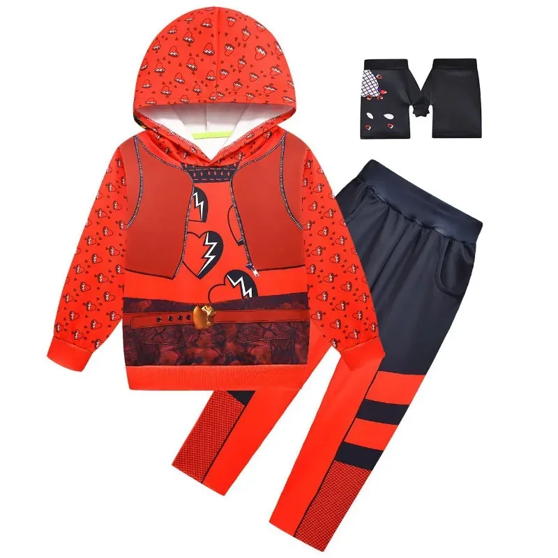 Kids The Rise of Red Costume for Girls Role Red Cosplay Costume Fantasia Halloween Hoodie pants Birthday Party Fancy Clothes
Kids The Rise of Red Costume for Girls Role Red Cosplay Costume Fantasia Halloween Hoodie pants Birthday Party Fancy Clothes