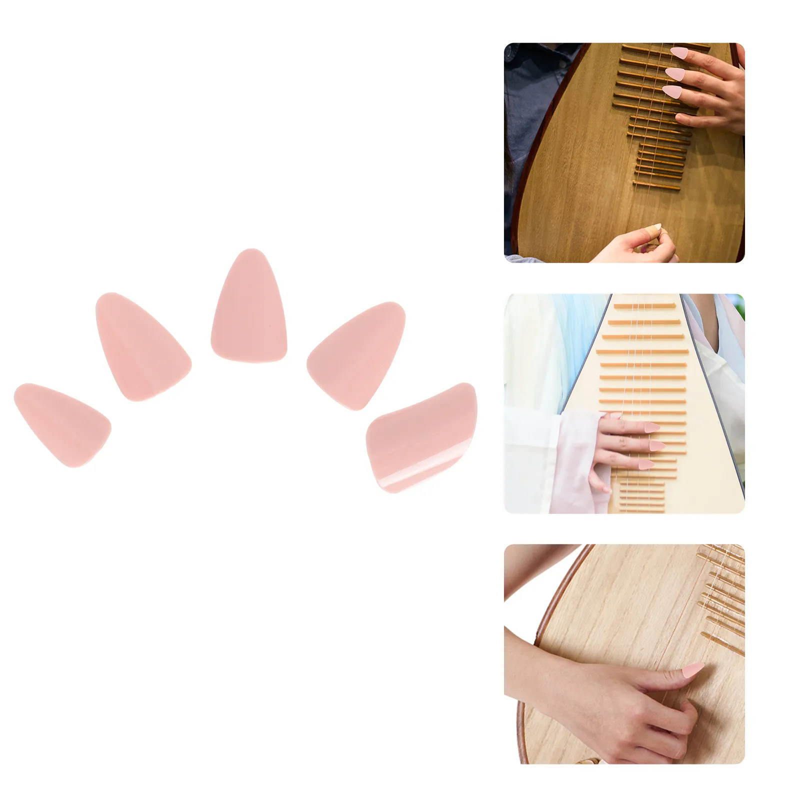 5Pcs Lute Nail Covers Professional Grade Pipa Nails for Chinese String Instruments Warm Textured Sound Strong Penetration
5Pcs Lute Nail Covers Professional Grade Pipa Nails for Chinese String Instruments Warm Textured Sound Strong Penetration