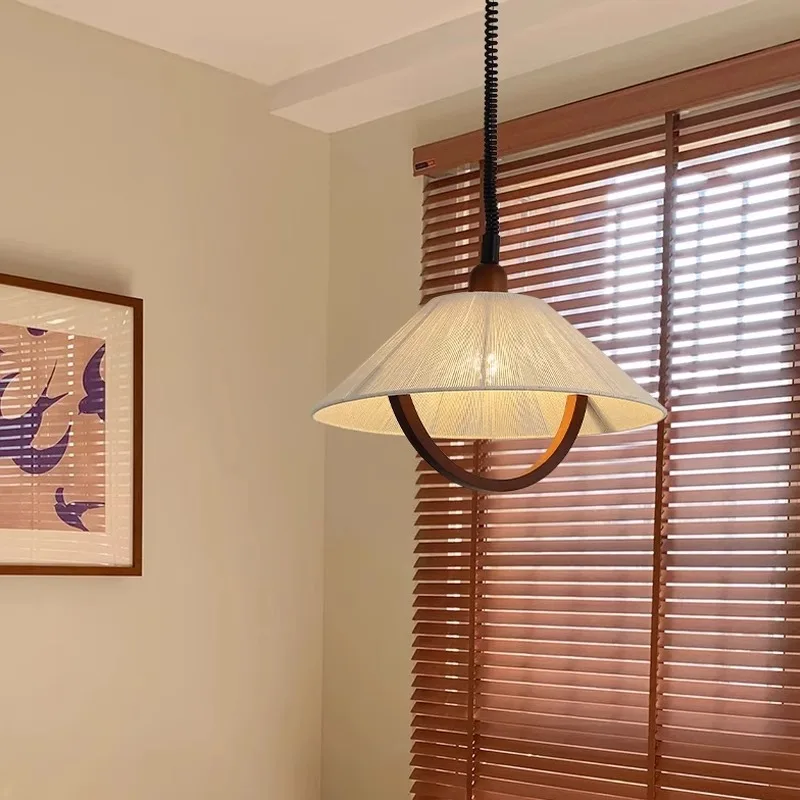 Medieval cotton and linen rope retractable restaurant American Japanese style silent wind retro study bed and breakfast fabric
Medieval cotton and linen rope retractable restaurant American Japanese style silent wind retro study bed and breakfast fabric