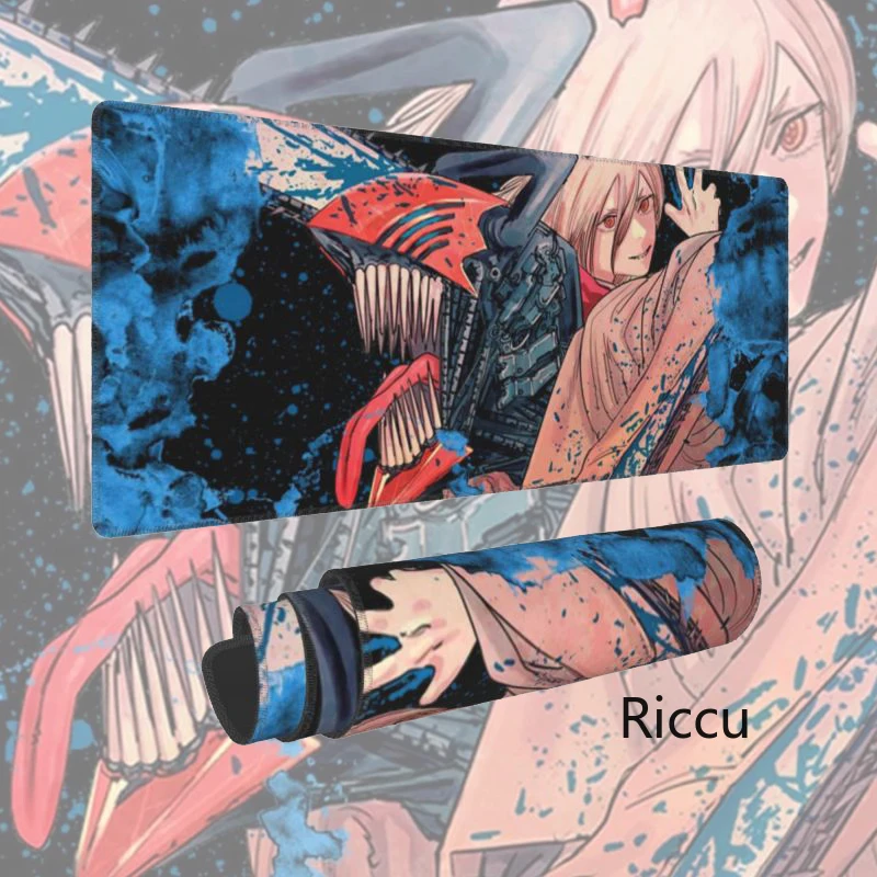 Anime Chainsaw man Rubber Mouse Pad Makima Power Aki Denji Mousepad Computer Laptop Gamer Pad PC Gaming Accessories Desk Mat XXL
Anime Chainsaw man Rubber Mouse Pad Makima Power Aki Denji Mousepad Computer Laptop Gamer Pad PC Gaming Accessories Desk Mat XXL