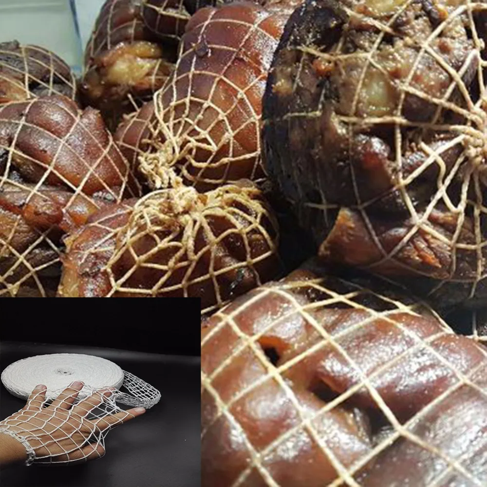 6 Meters Cotton Sausage Net for Meat Cooking Butcher's String Sausage Roll Net Hot Dog Net Sausage Packaging Tools Kitchen Tools
6 Meters Cotton Sausage Net for Meat Cooking Butcher's String Sausage Roll Net Hot Dog Net Sausage Packaging Tools Kitchen Tools