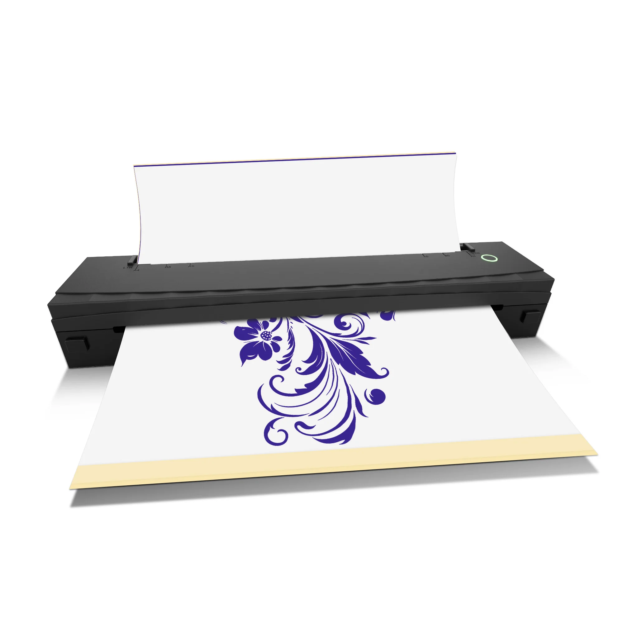 A4 Wireless USB Tattoo Thermal Stencil Printer, 203DPI 2600mAh Rechargeable Inkless Copier, 10Pcs Transfer Paper Included
A4 Wireless USB Tattoo Thermal Stencil Printer, 203DPI 2600mAh Rechargeable Inkless Copier, 10Pcs Transfer Paper Included
