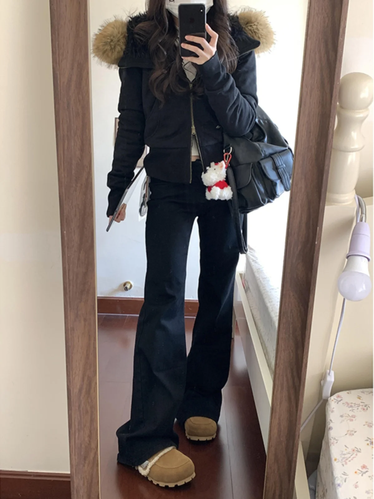 Extended High Waist Bell Bot Jeans Women's Autumn Winter Slimming Low Waist Bla Ankle Dragging Pants Stand Fit Jeans
Extended High Waist Bell Bot Jeans Women's Autumn Winter Slimming Low Waist Bla Ankle Dragging Pants Stand Fit Jeans