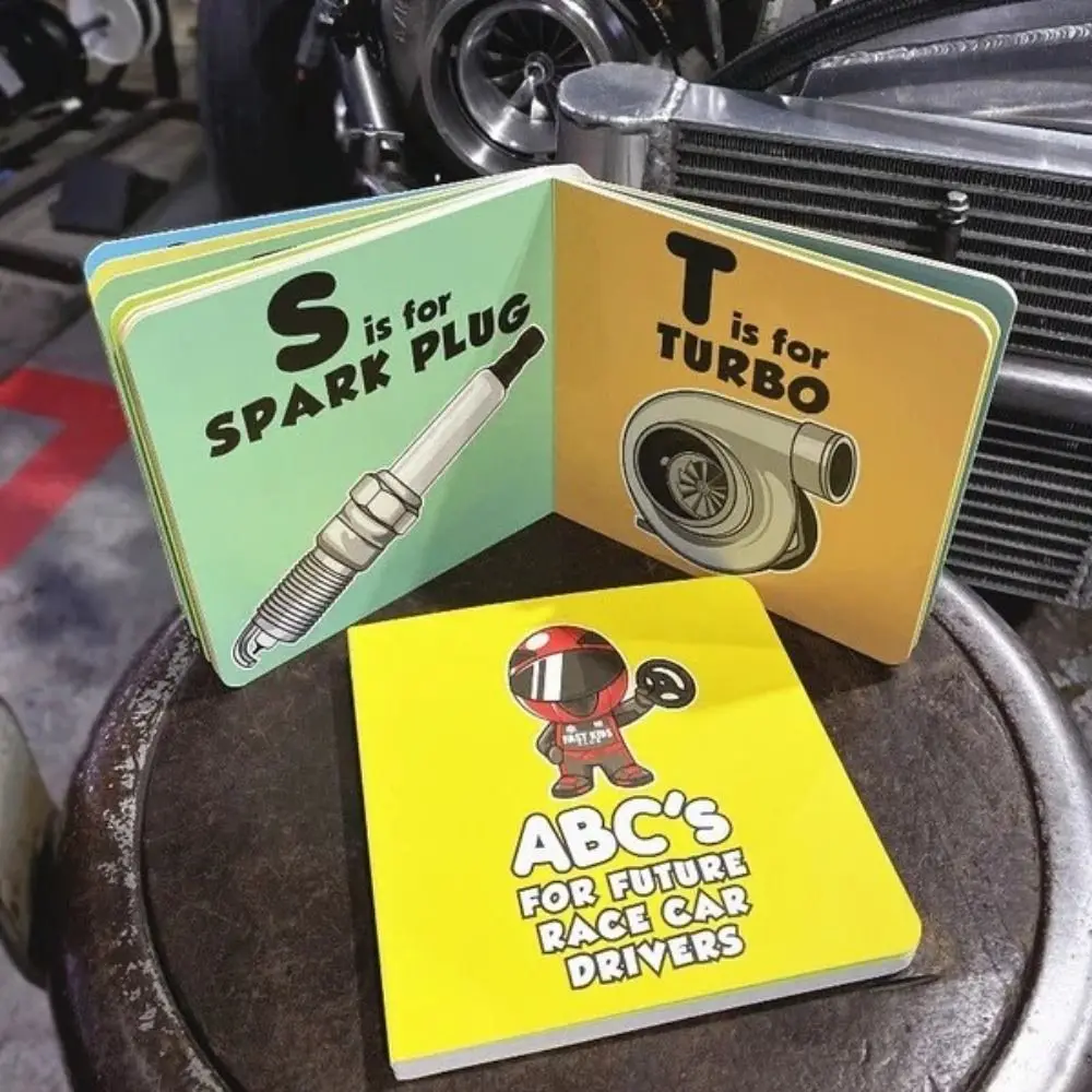 Paper ABC Book For Future Race Car Driver New Puzzle Teaching Colorful Board Book Alphabet Book
Paper ABC Book For Future Race Car Driver New Puzzle Teaching Colorful Board Book Alphabet Book