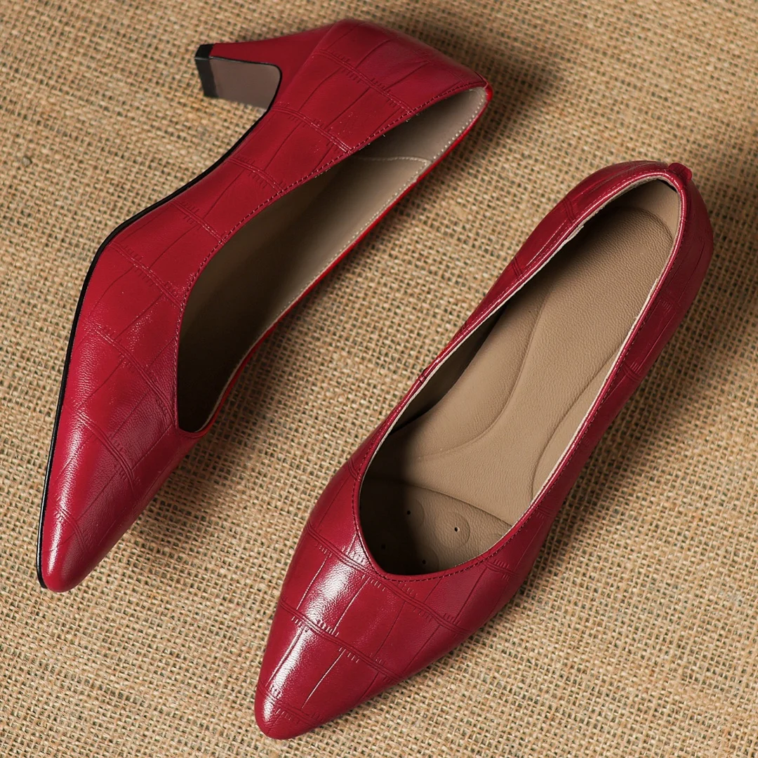 2026 Spring new women's stone pattern pointed toe slip-no pump elegant ladies 5.5cm thin high heel daily heels dress shoes woman
2026 Spring new women's stone pattern pointed toe slip-no pump elegant ladies 5.5cm thin high heel daily heels dress shoes woman