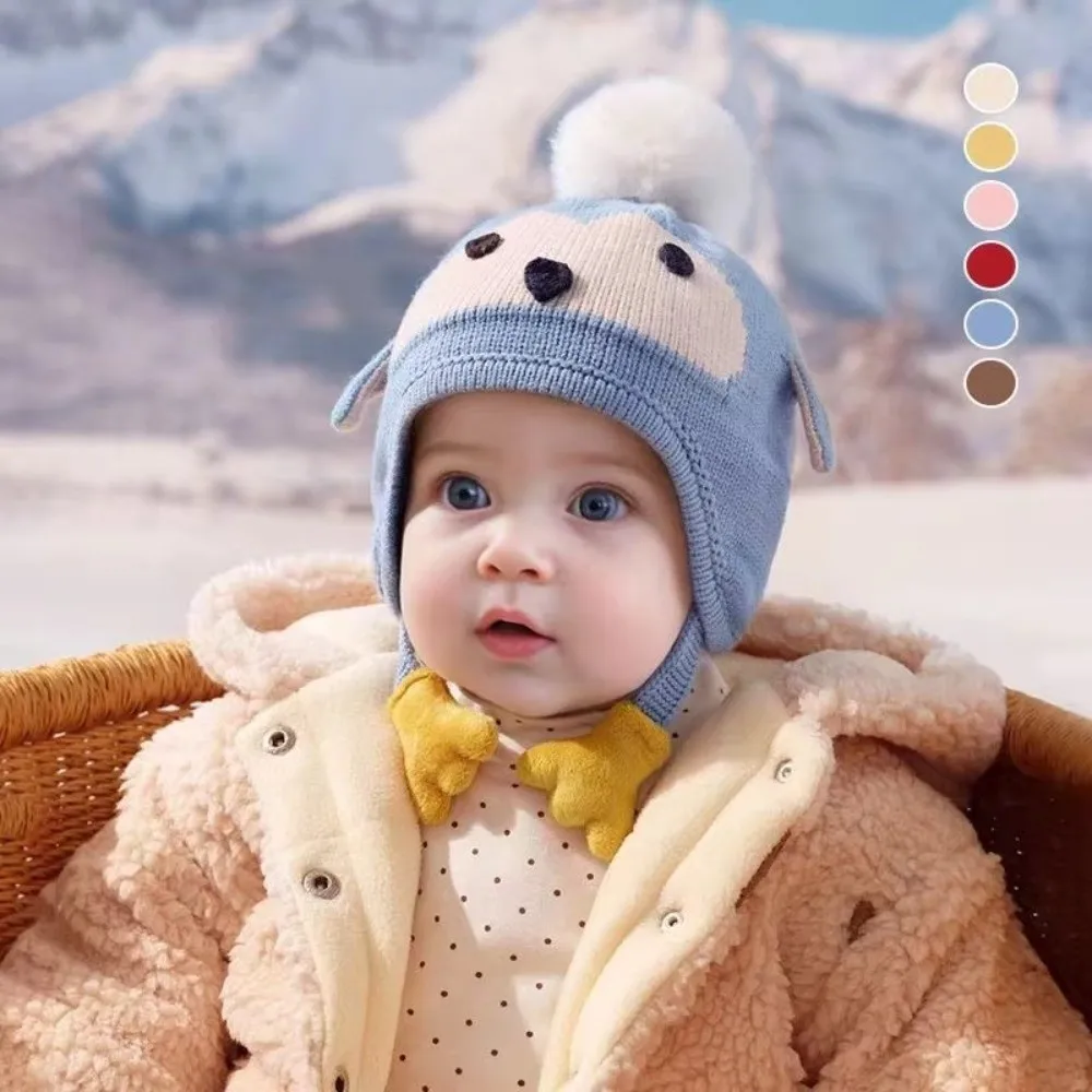 Breathable Kawaii Cartoon Beanie Caps Penguin Thickened Winter Pullover Hats Windproof Coldproof Knitted Warm Hat Infant
Breathable Kawaii Cartoon Beanie Caps Penguin Thickened Winter Pullover Hats Windproof Coldproof Knitted Warm Hat Infant