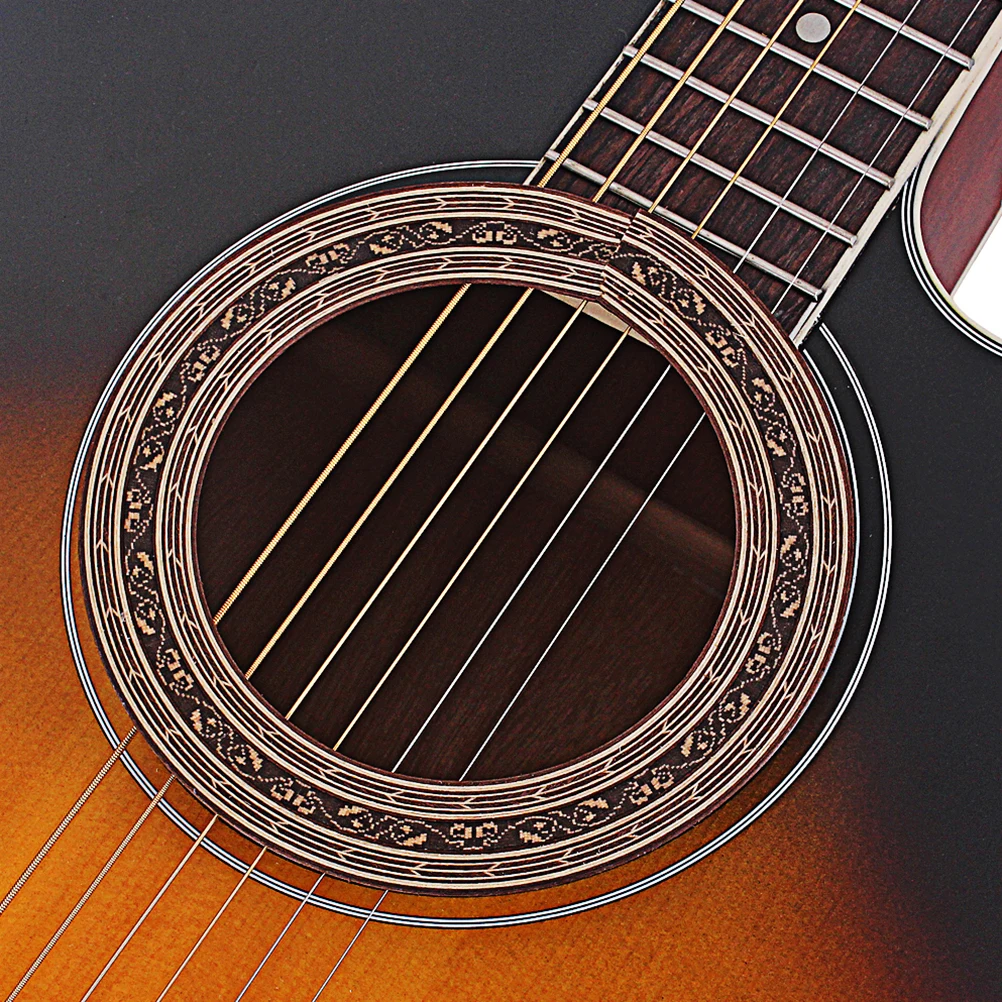 Classical Guitar Hole Rosette Inlay Sound Hole Decal Decal Acoustic Parts Applique Wood Strips Fits Electric Bass
Classical Guitar Hole Rosette Inlay Sound Hole Decal Decal Acoustic Parts Applique Wood Strips Fits Electric Bass