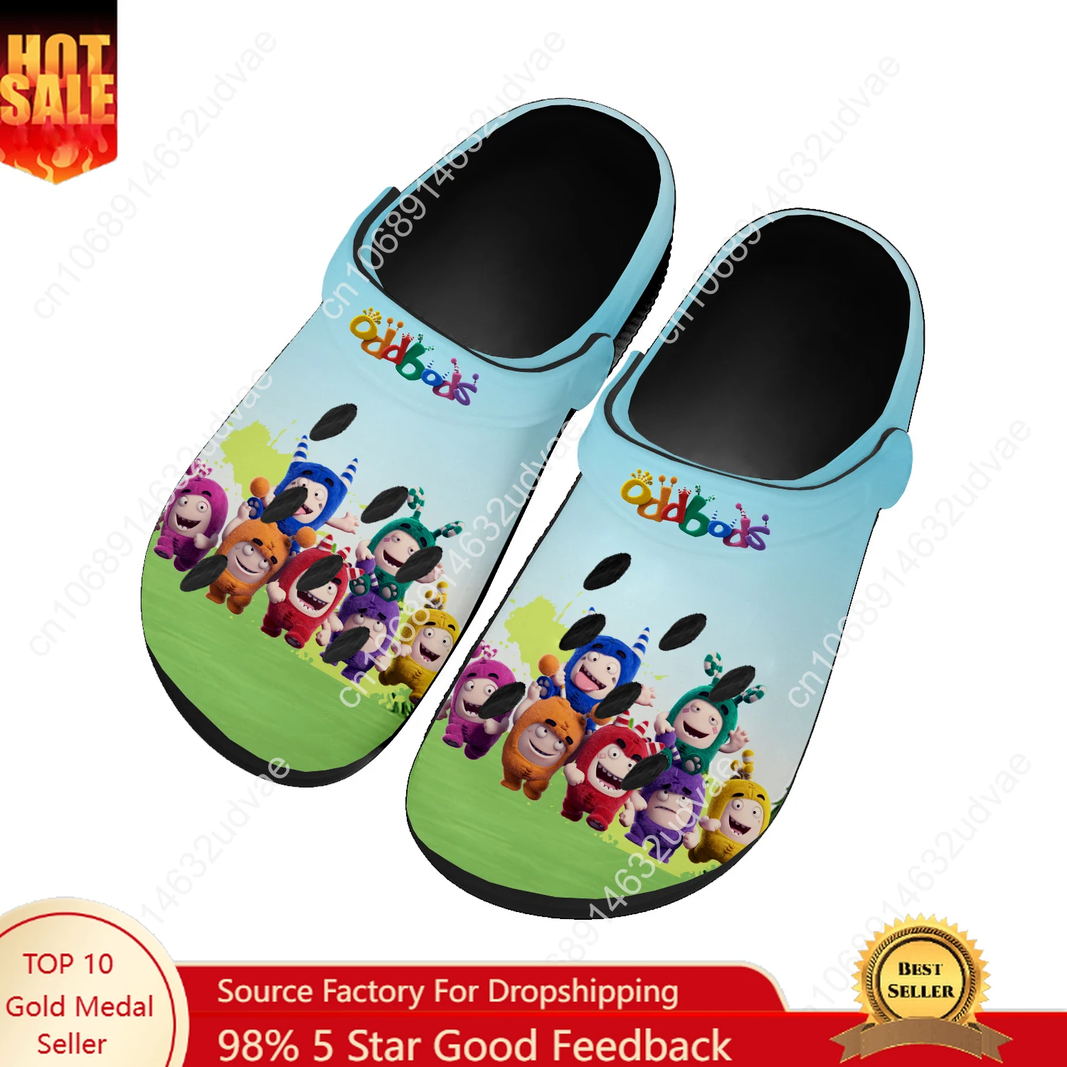 Oddbods Water Shoes Mens Womens High Quality Home Garden Clogs Customizd Sandals Beach Breathable Hole Slippers
Oddbods Water Shoes Mens Womens High Quality Home Garden Clogs Customizd Sandals Beach Breathable Hole Slippers