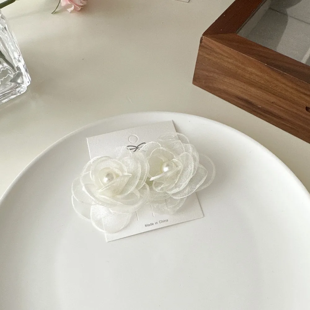 Fashion Elegant Flower Bridal Hairpin Pearl Camellia Bride Hair Clips Luxury White Wedding Headwear Hair Accessories
Fashion Elegant Flower Bridal Hairpin Pearl Camellia Bride Hair Clips Luxury White Wedding Headwear Hair Accessories