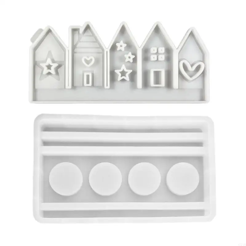C71B Flexible House Silicone Molds Unique House Shaped Silicone Moulds for Handcrafting Home Decors
C71B Flexible House Silicone Molds Unique House Shaped Silicone Moulds for Handcrafting Home Decors