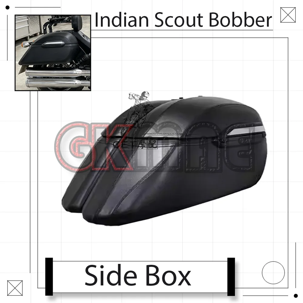 Для мотоцикла Indian Scout Bobber: модифицированные боковые кофры, боковые сумки, седельные кофры, задний багажник, задний кофр, задняя полка
Для мотоцикла Indian Scout Bobber: модифицированные боковые кофры, боковые сумки, седельные кофры, задний багажник, задний кофр, задняя полка
