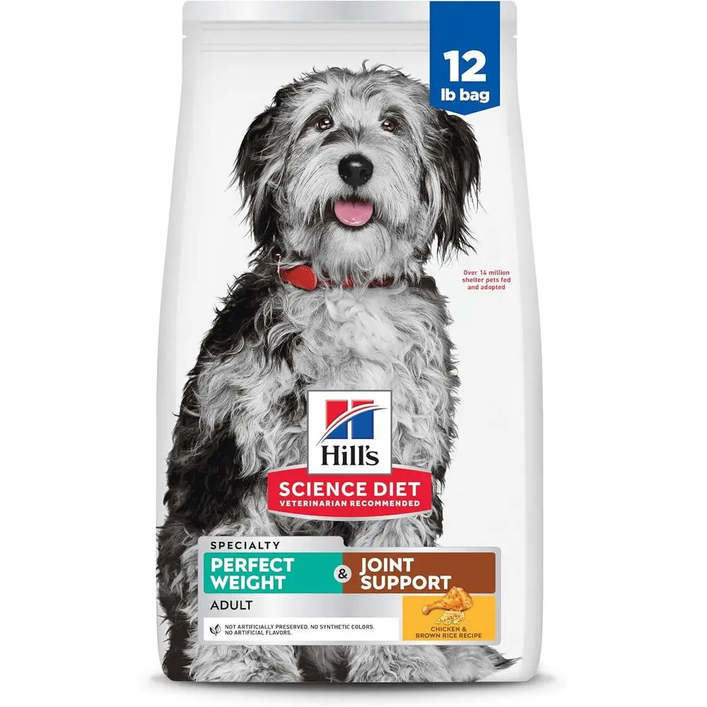 Adult Perect Weight & Joint Support Dry Dog ood, Chicken, 25 lb. Bag
Adult Perect Weight & Joint Support Dry Dog ood, Chicken, 25 lb. Bag