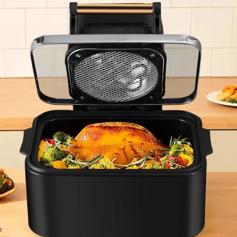 US standard 110V small household appliances, new multi-functional air fryer, visible oven, french fry machine, 12L
US standard 110V small household appliances, new multi-functional air fryer, visible oven, french fry machine, 12L