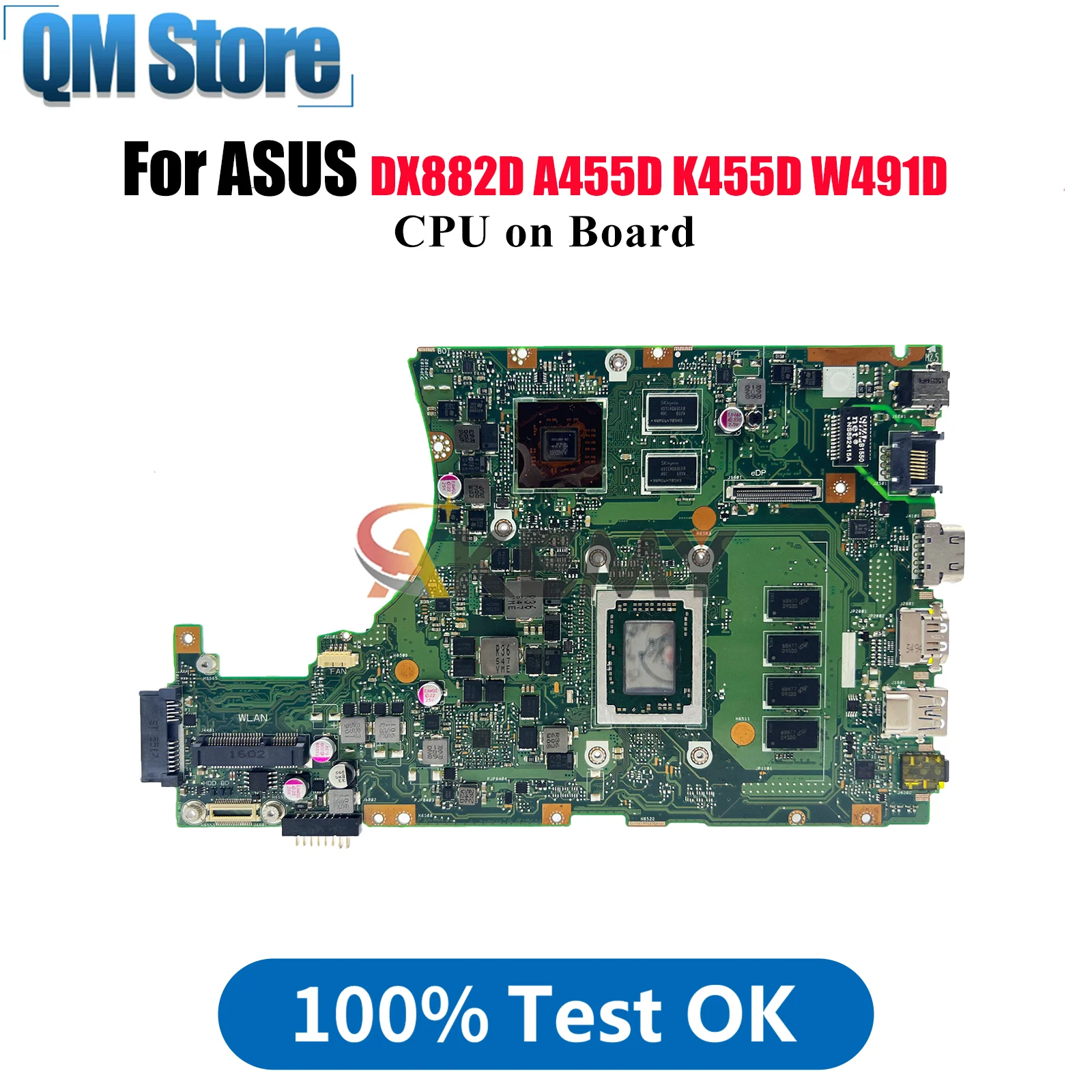X455DG Laptop Motherboard For ASUS VivoBook X455DG K455D W419D X455D W491D A455D DX882D Notebook Mainboard W/ CPU fast ship stk
X455DG Laptop Motherboard For ASUS VivoBook X455DG K455D W419D X455D W491D A455D DX882D Notebook Mainboard W/ CPU fast ship stk