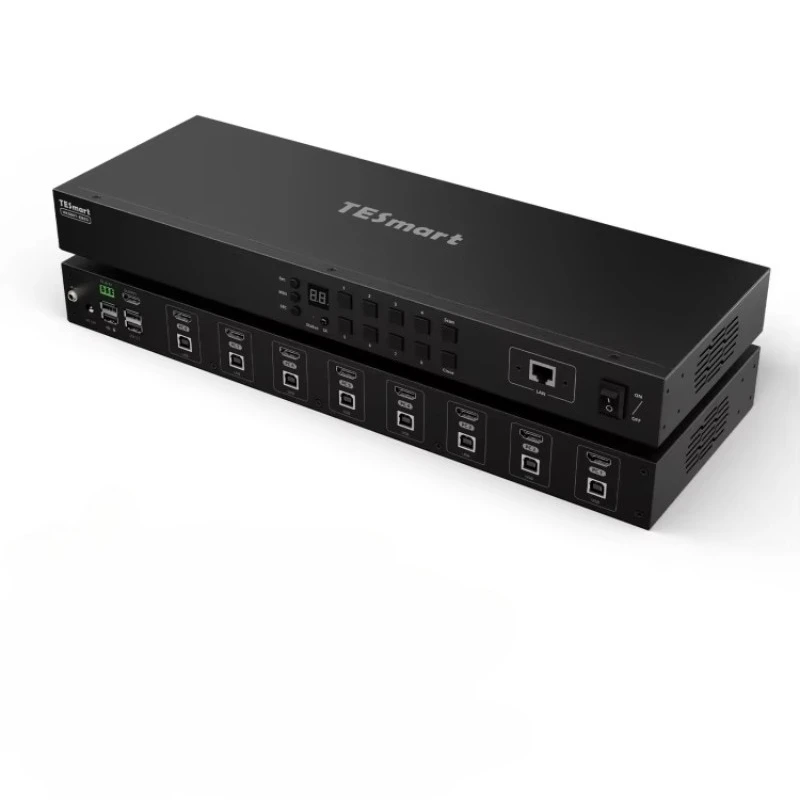 KVM-переключатель 8x1 HDMI, 4K, 30 Гц, USB2.0, умный переключатель корпоративного класса с эмулятором EDID для корпоративного стока
KVM-переключатель 8x1 HDMI, 4K, 30 Гц, USB2.0, умный переключатель корпоративного класса с эмулятором EDID для корпоративного стока