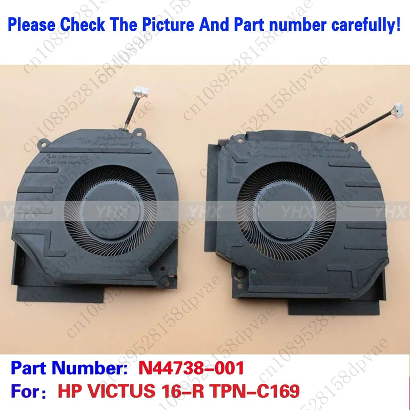 GYX New For HP VICTUS 16-R TPN-C169 COOLING FAN R+L DC12V N44738-001 Fast delivery
GYX New For HP VICTUS 16-R TPN-C169 COOLING FAN R+L DC12V N44738-001 Fast delivery
