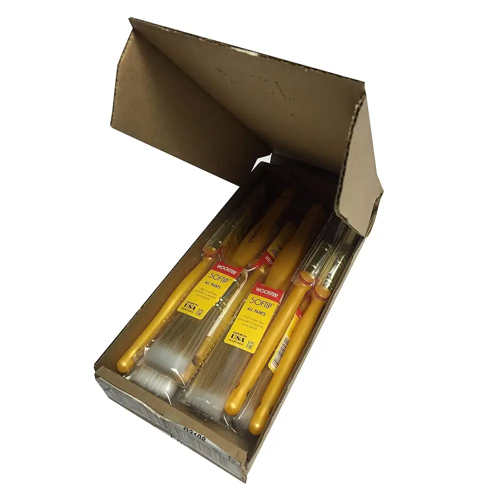 Brush Q3108 1 inch Softip Paintbrush, Pack of 12
Brush Q3108 1 inch Softip Paintbrush, Pack of 12